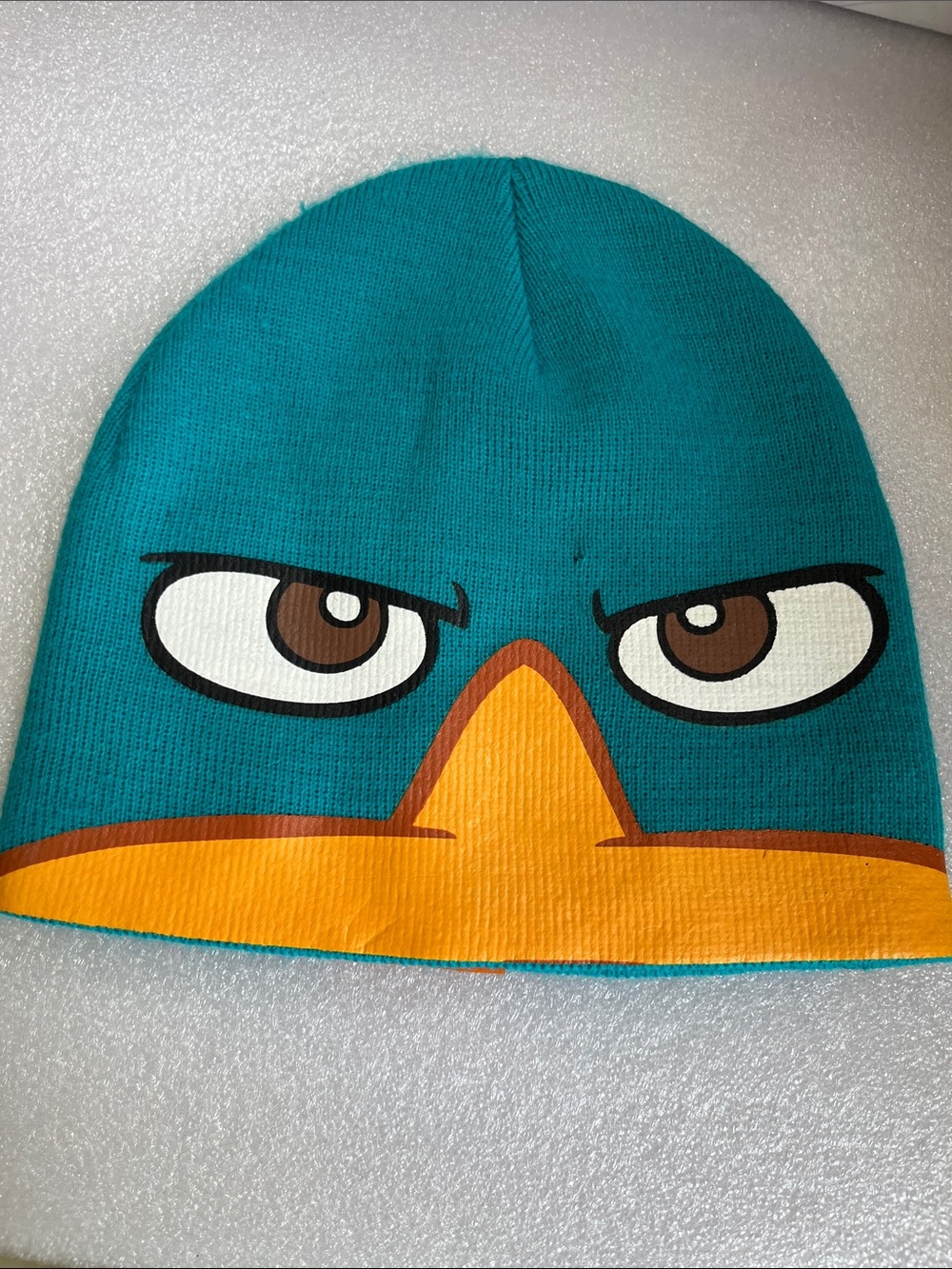 Disney Phineas and Ferb beanie Perry the Platypus beanie youth size 4-18